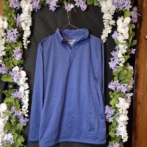 HeatLast Coastal Blue Quarter-Zip Pullover